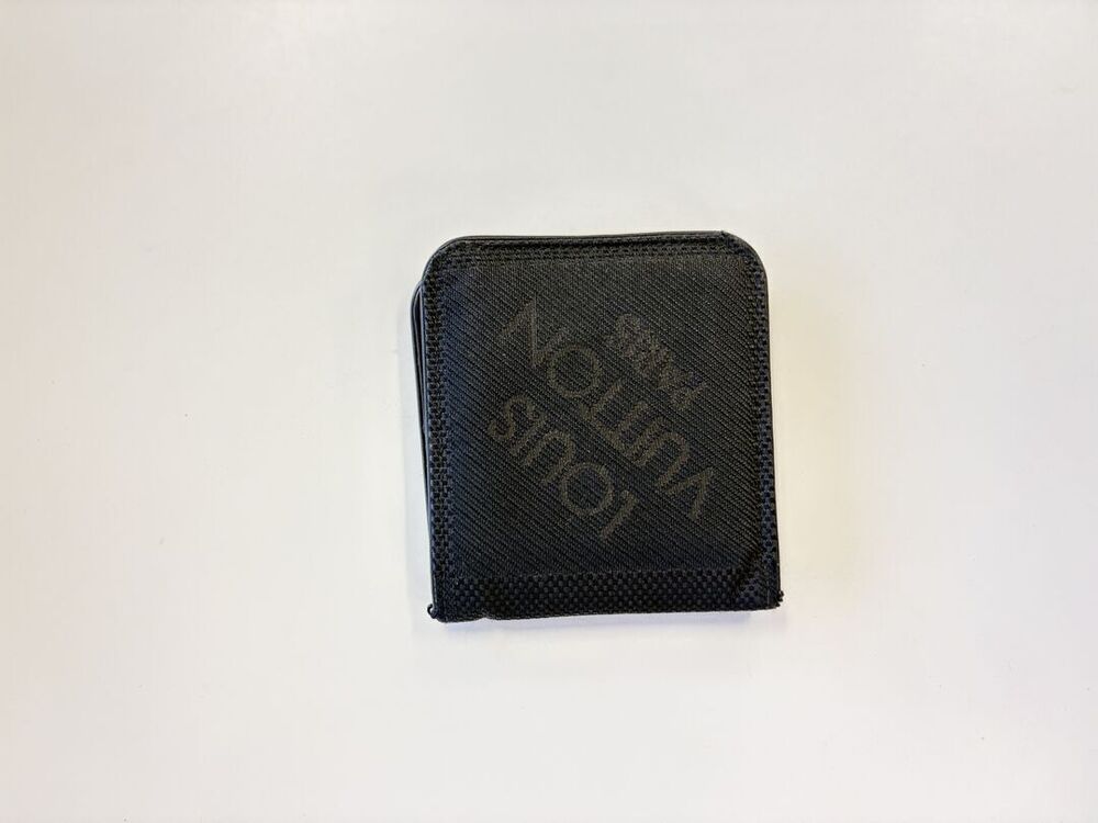 Louis Vuitton Damier Geant Black Compact Zip Wallet